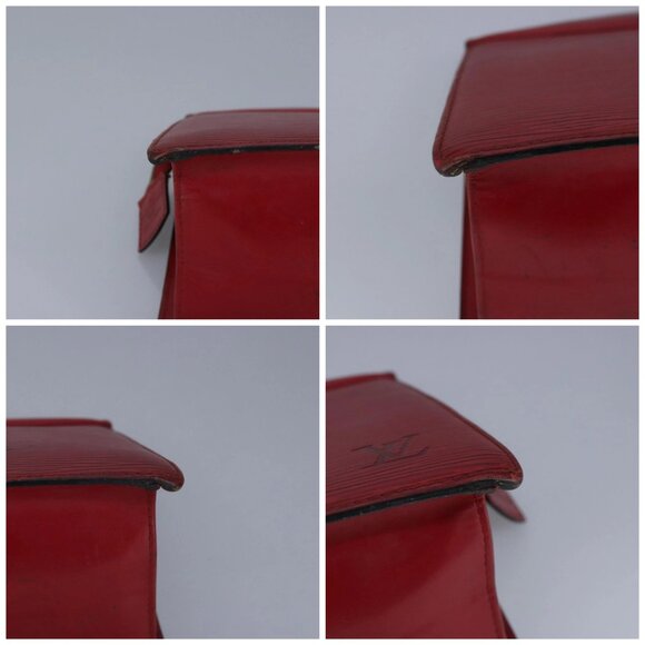 LOUIS VUITTON Epi Trousse Crete Clutch Bag Red M48407 LV Auth 99072 - Picture 14 of 16